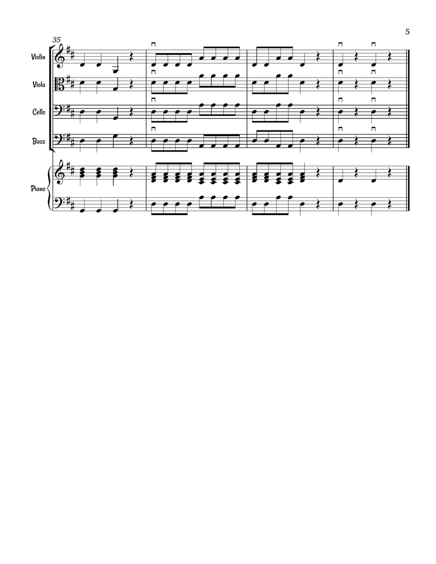 Alley Hop for Beginning String Orchestra String Orchestra scores gallery preview page 6