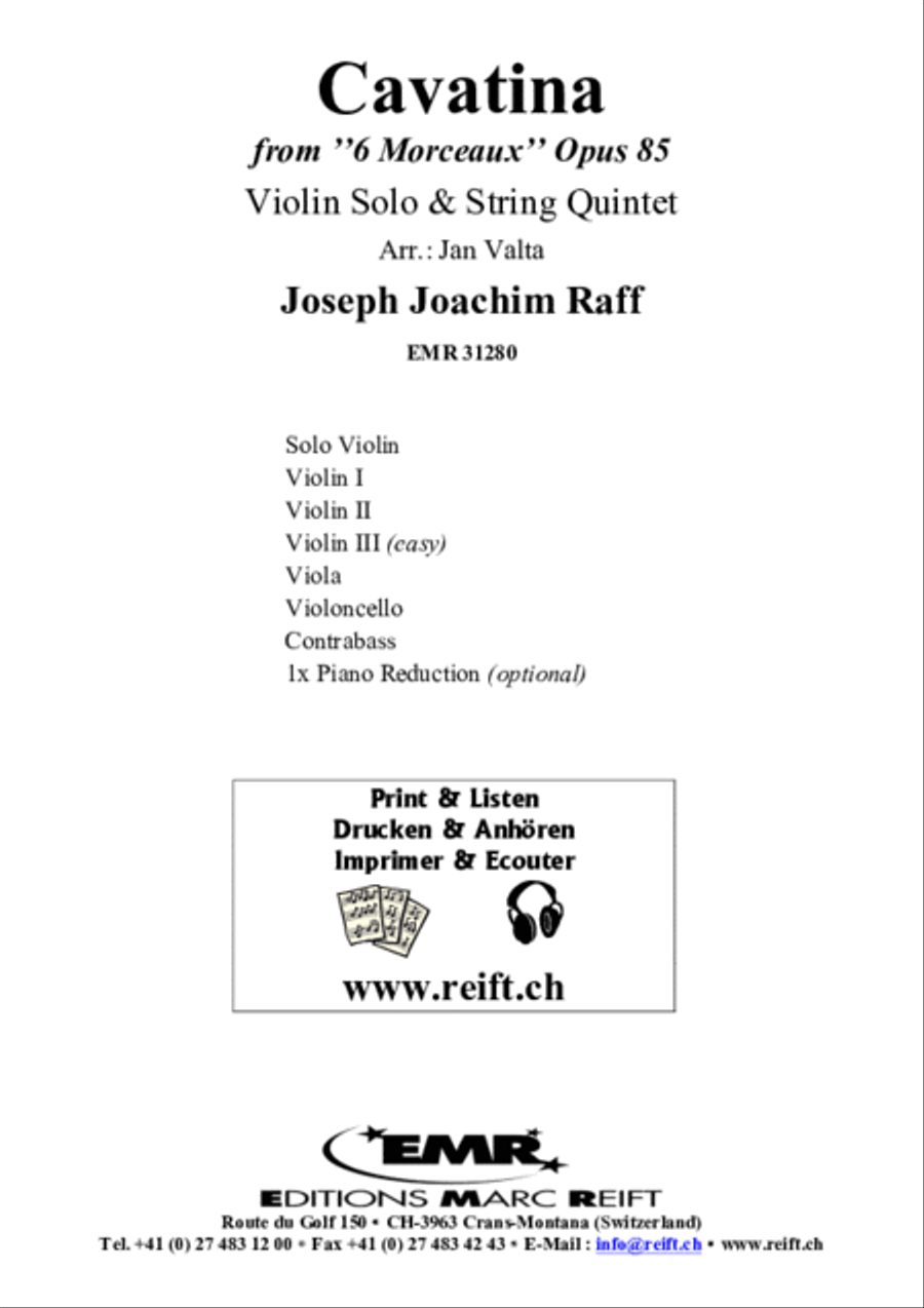 Cavatina String Quintet scores gallery preview page 2