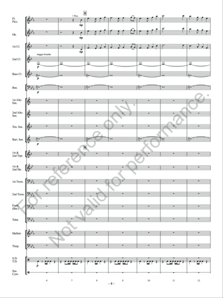 Auld Lang Syne Auld Lang Syne Concert Band scores gallery preview page 5