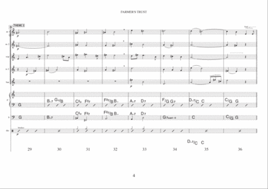 Farmer's Trust Jazz Ensemble scores gallery preview page 4