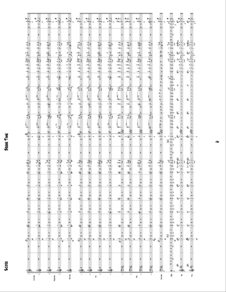 Break Time Break Time Jazz Ensemble scores gallery preview page 6