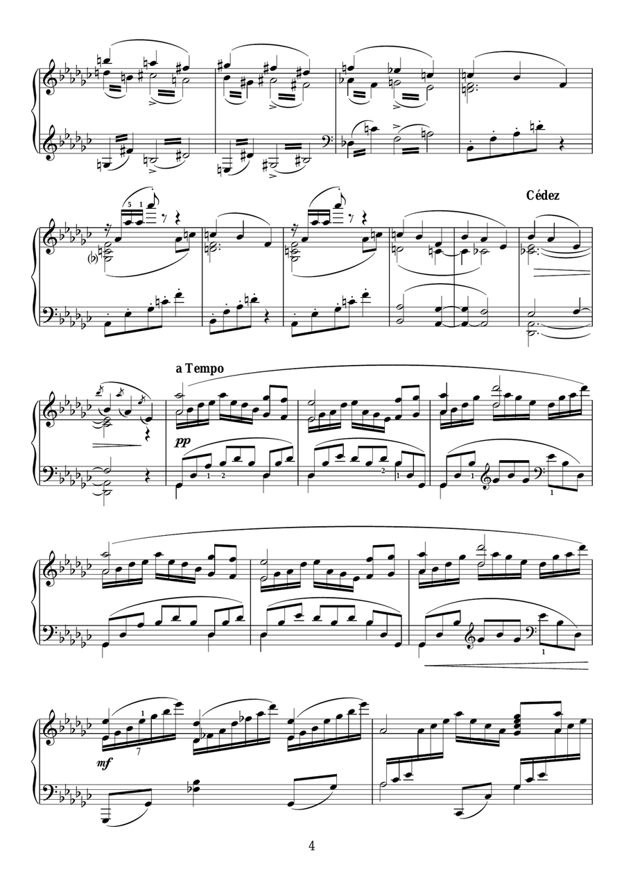 Introduction Et Allegro Piano Solo scores gallery preview page 4