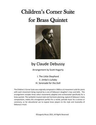 Children's Corner Suite by Claude Debussy (Brass Quintet)