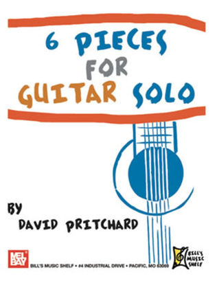 Book cover for 6 Pieces for Guitar Solo