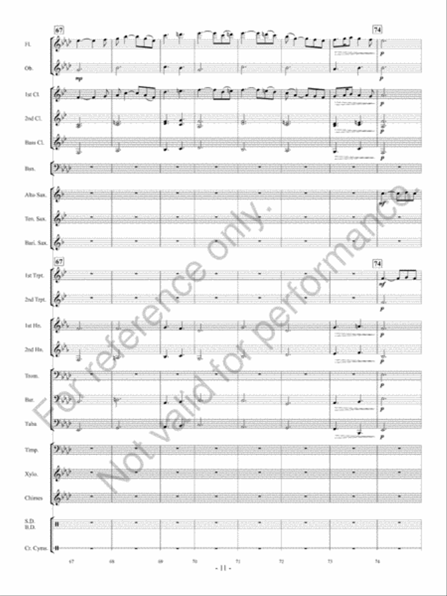 Shipshape And Bristol Fashion Concert Band scores gallery preview page 12