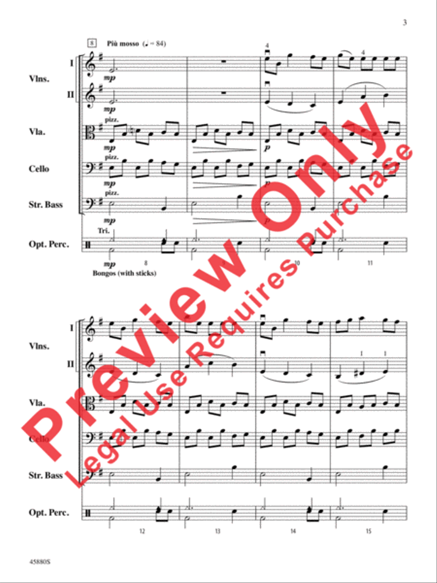 My Candles String Orchestra scores gallery preview page 3