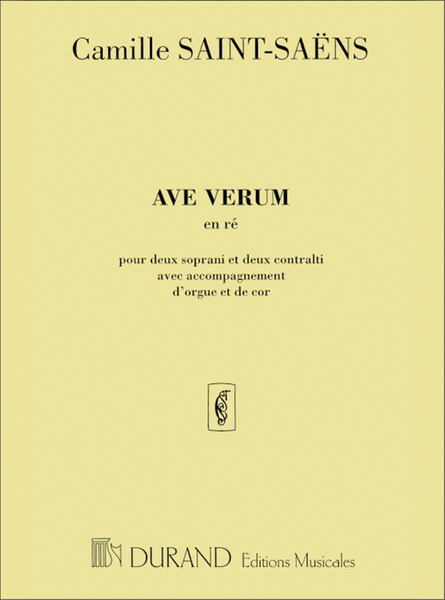 Ave Verum Re 4Vx-Cor-Orgue