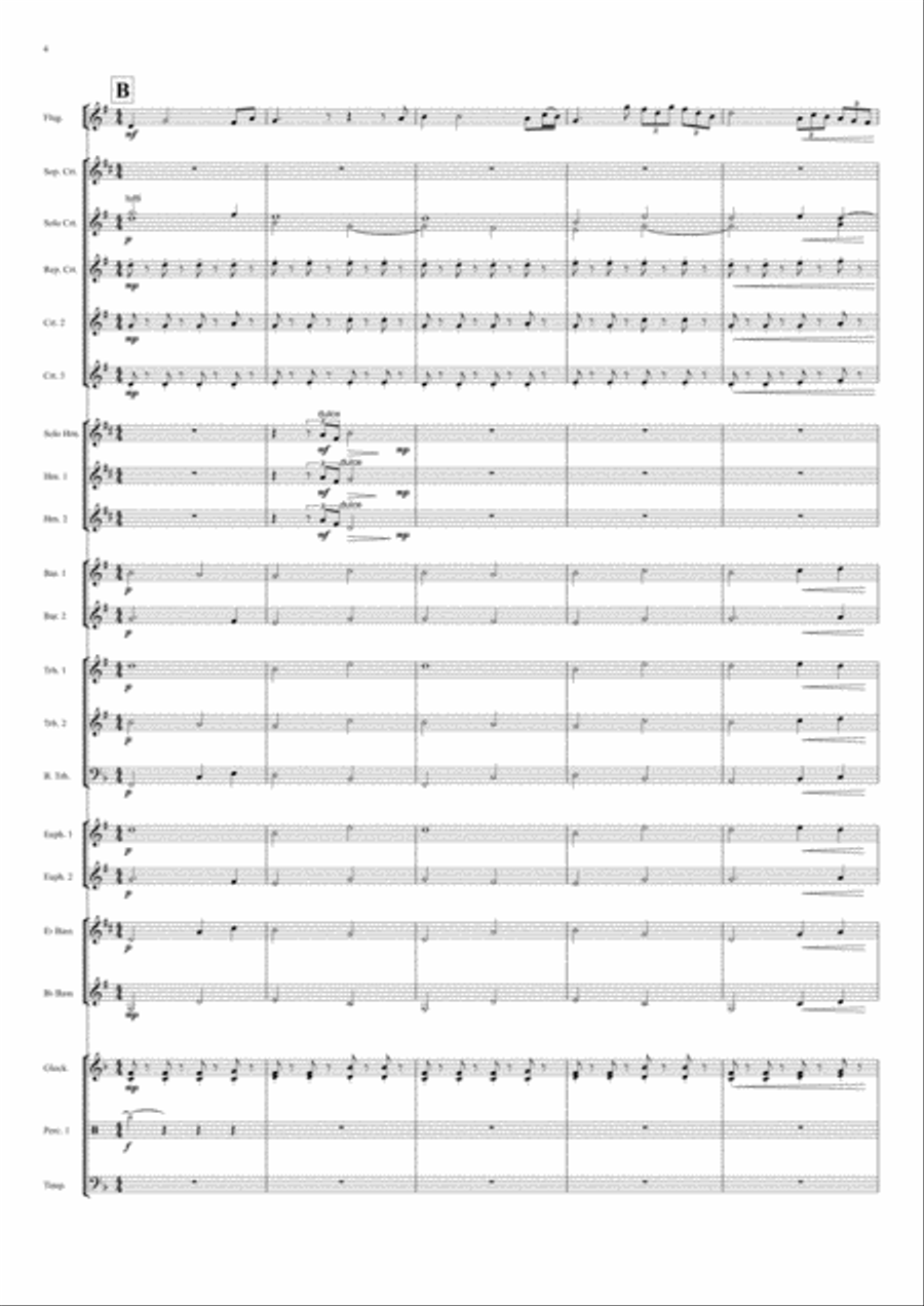 Time To Say Goodbye Flugelhorn scores gallery preview page 4