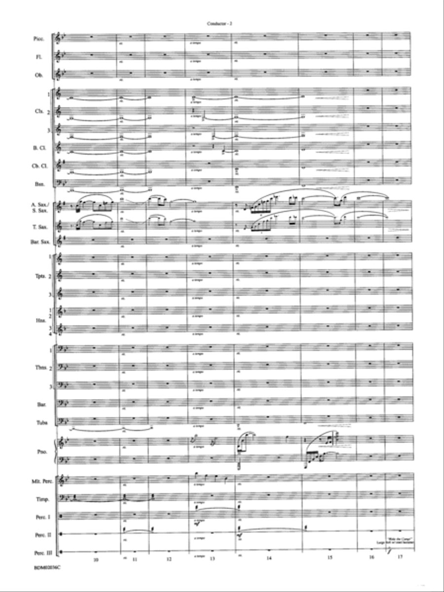 Northwoods: Of Might and Mettle: Score Concert Band scores gallery preview page 4