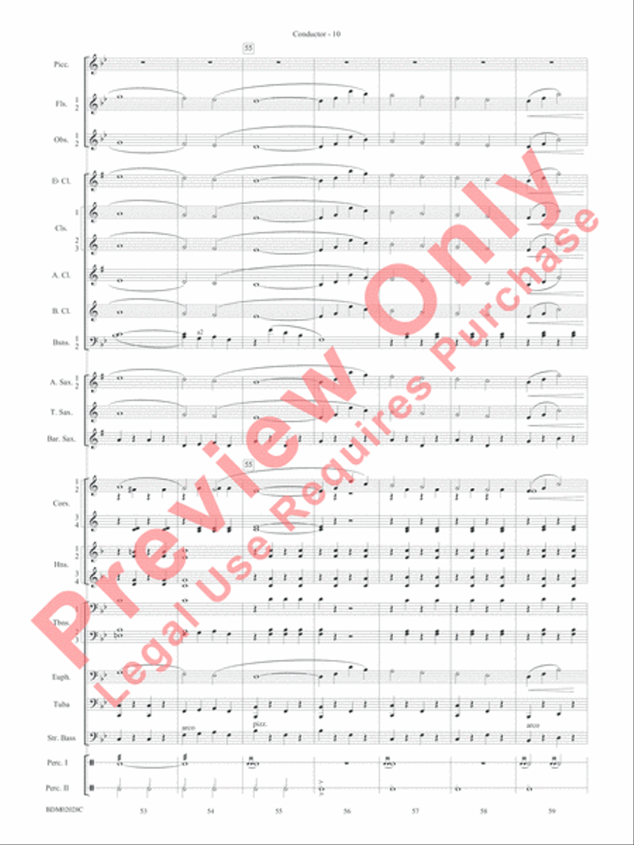 Golden Jubilee Concert Band scores gallery preview page 13