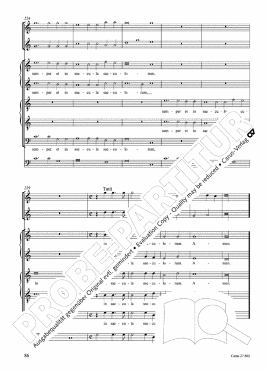 Salmi I (Selva morale e spirituale) Collection / Songbook scores gallery preview page 111