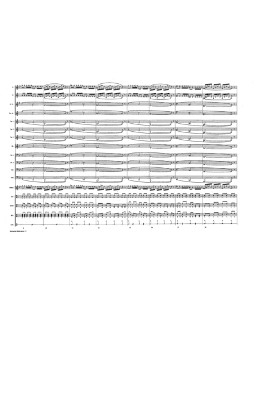 Intonation Motivation Intonation Motivation Marching Band scores gallery preview page 3