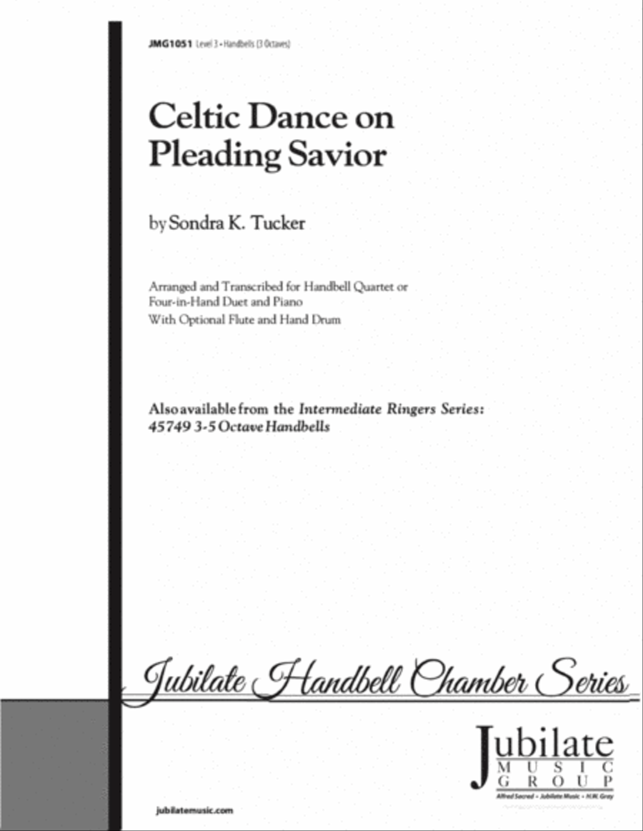 Celtic Dance on Pleading Savior Handbell Choir scores gallery preview page 1