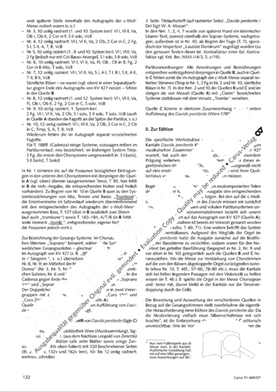 Davide penitente Davide penitente 4-Part scores gallery preview page 145