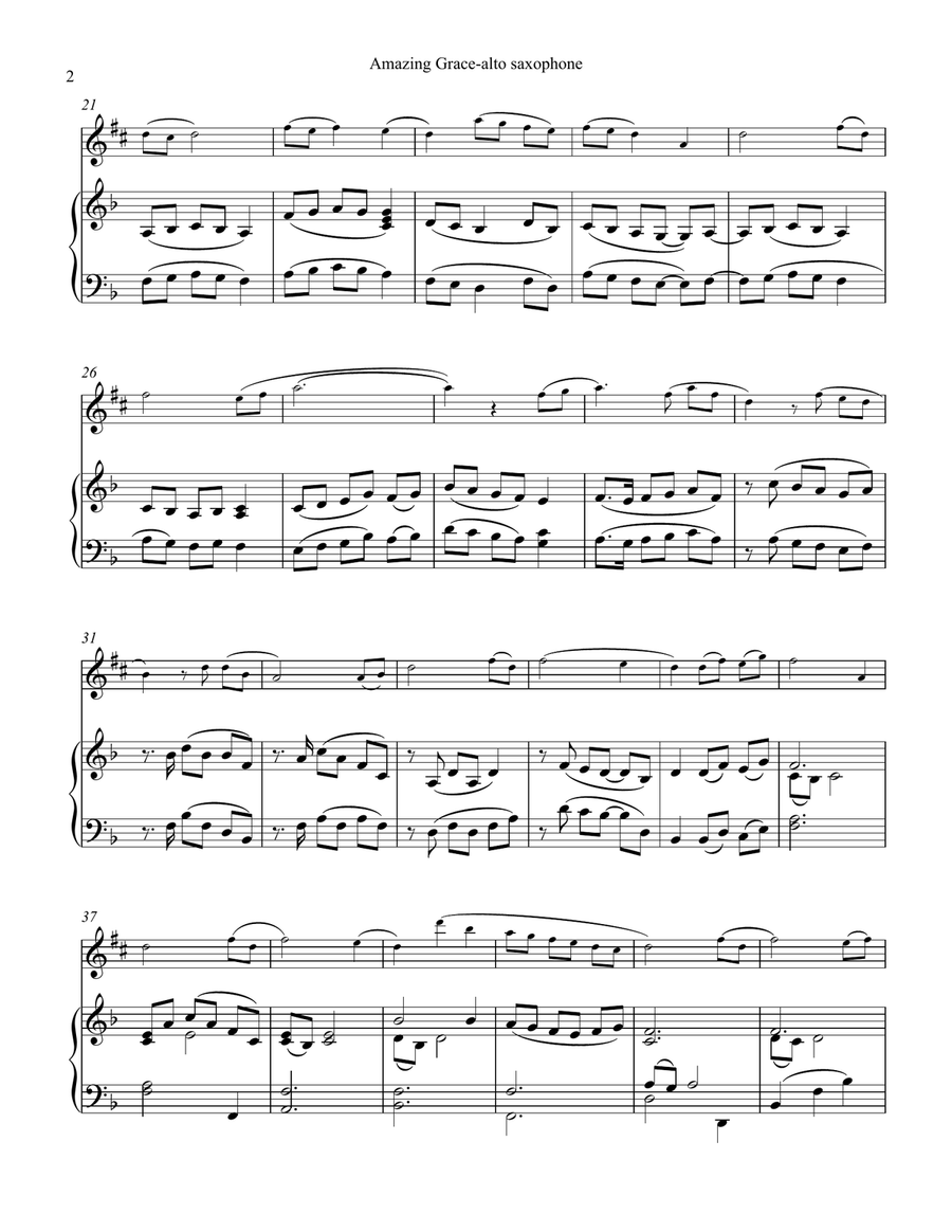 Alto Sax solo - 
