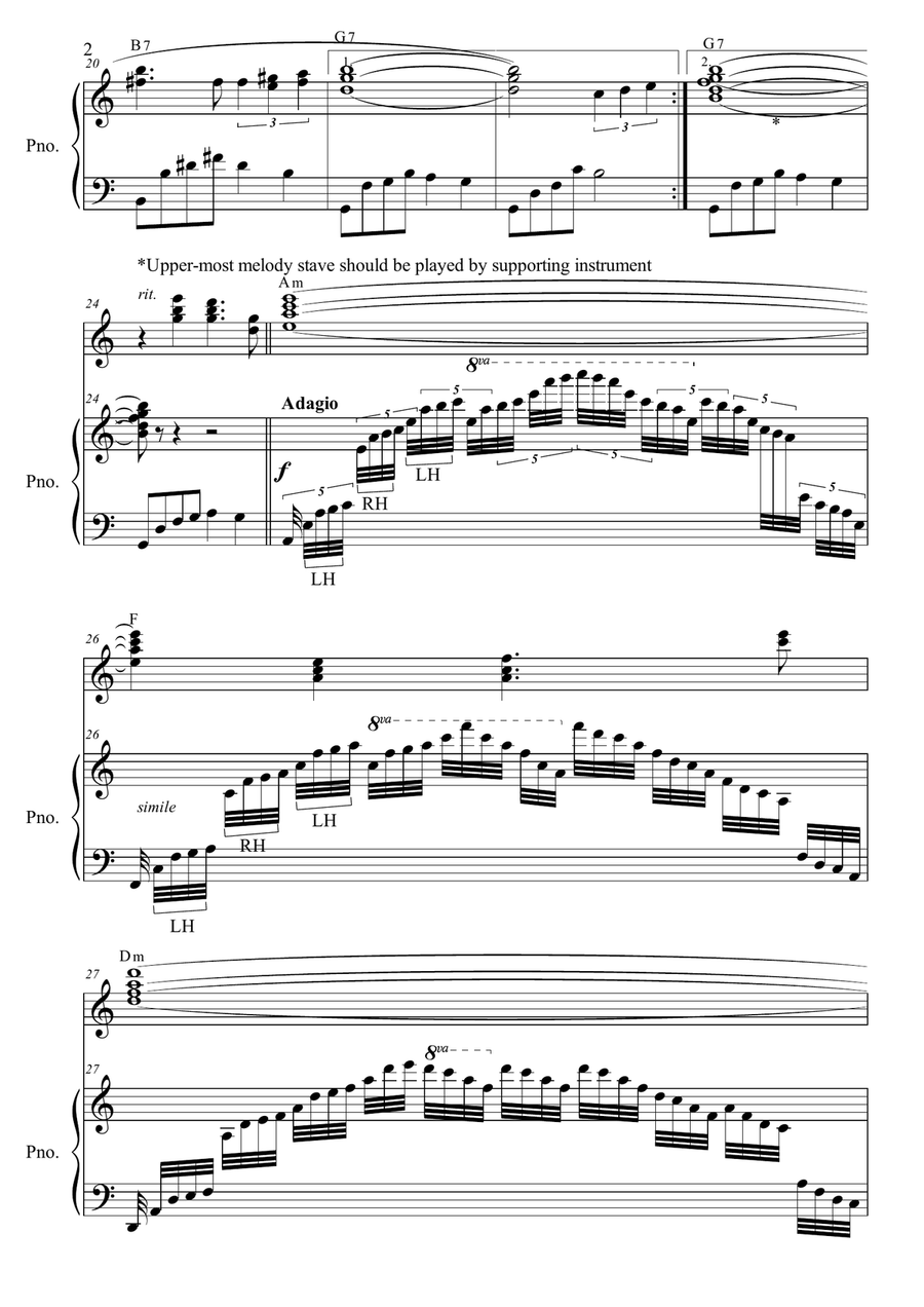Somewhere In Time Piano, Vocal scores gallery preview page 2