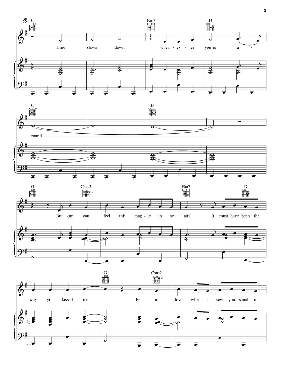 Today Was A Fairytale Acoustic Guitar scores gallery preview page 3