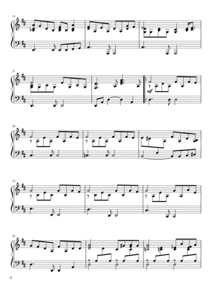 My Way by Elvis Presley Piano Solo - Digital Sheet Music
