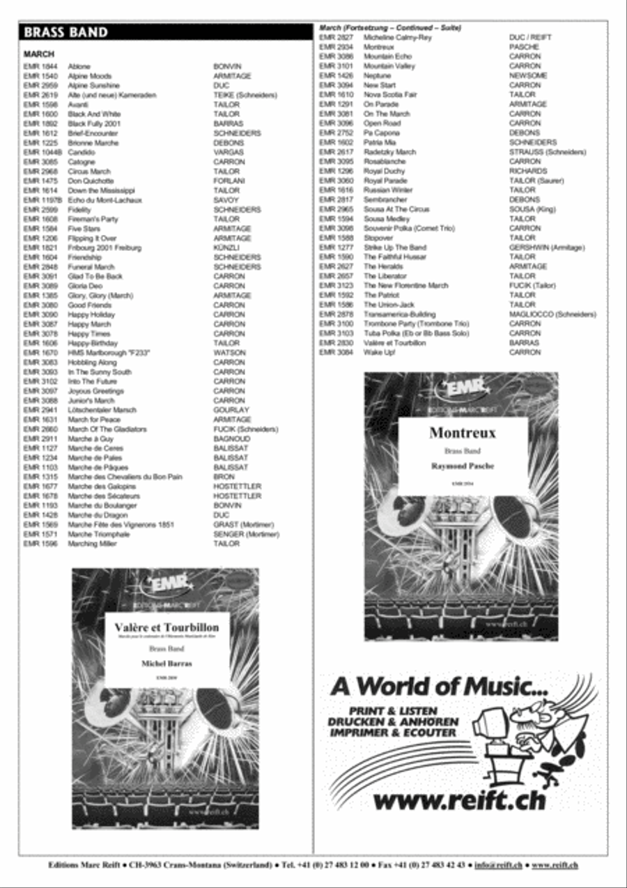 The Big Guard Brass Band scores gallery preview page 11