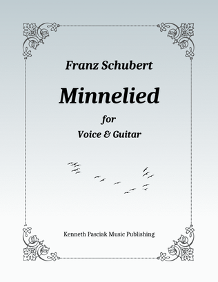 Book cover for Minnelied (for Voice & Guitar)