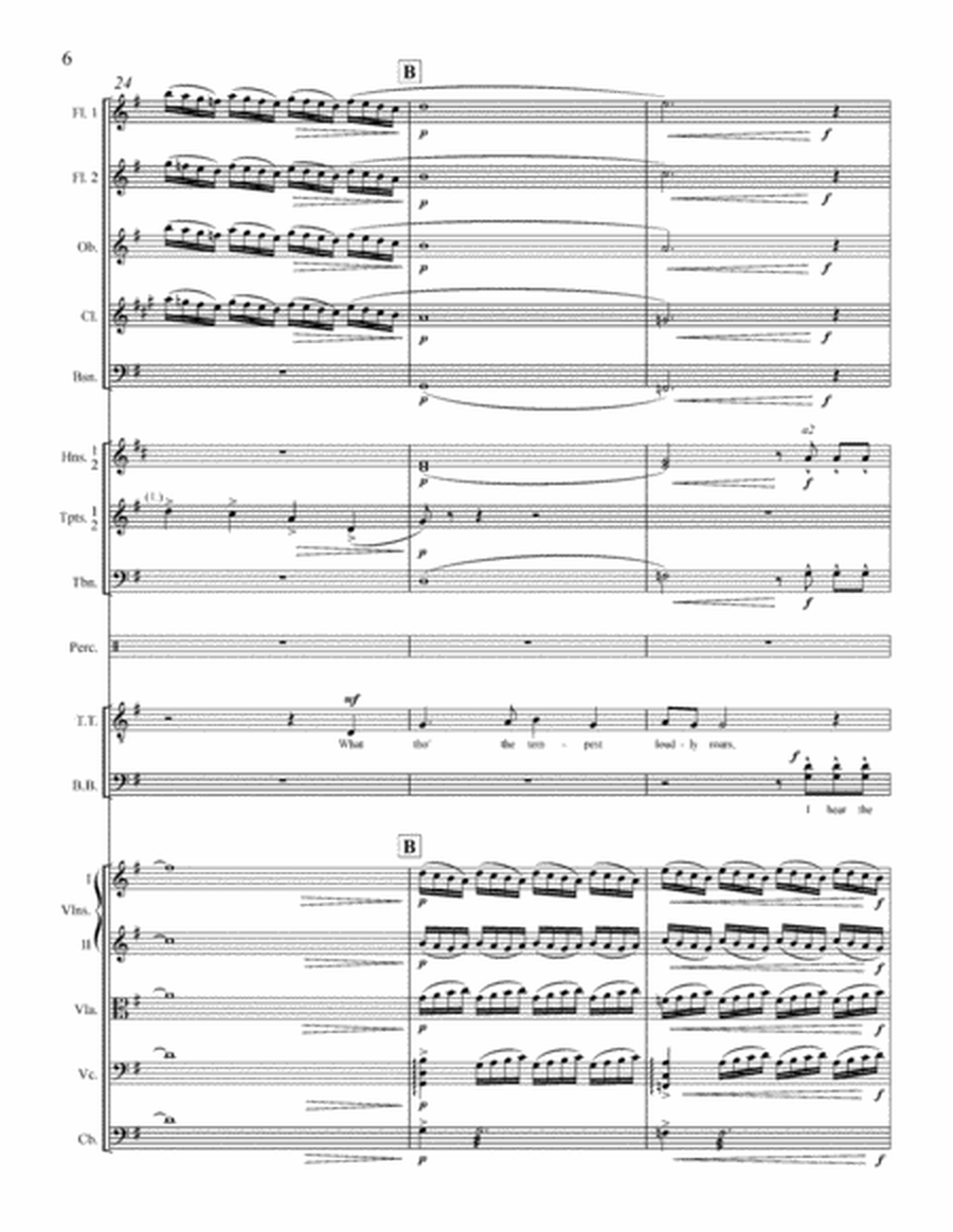 How Can I Keep from Singing? (Downloadable TTBB Chamber Version Full Score)