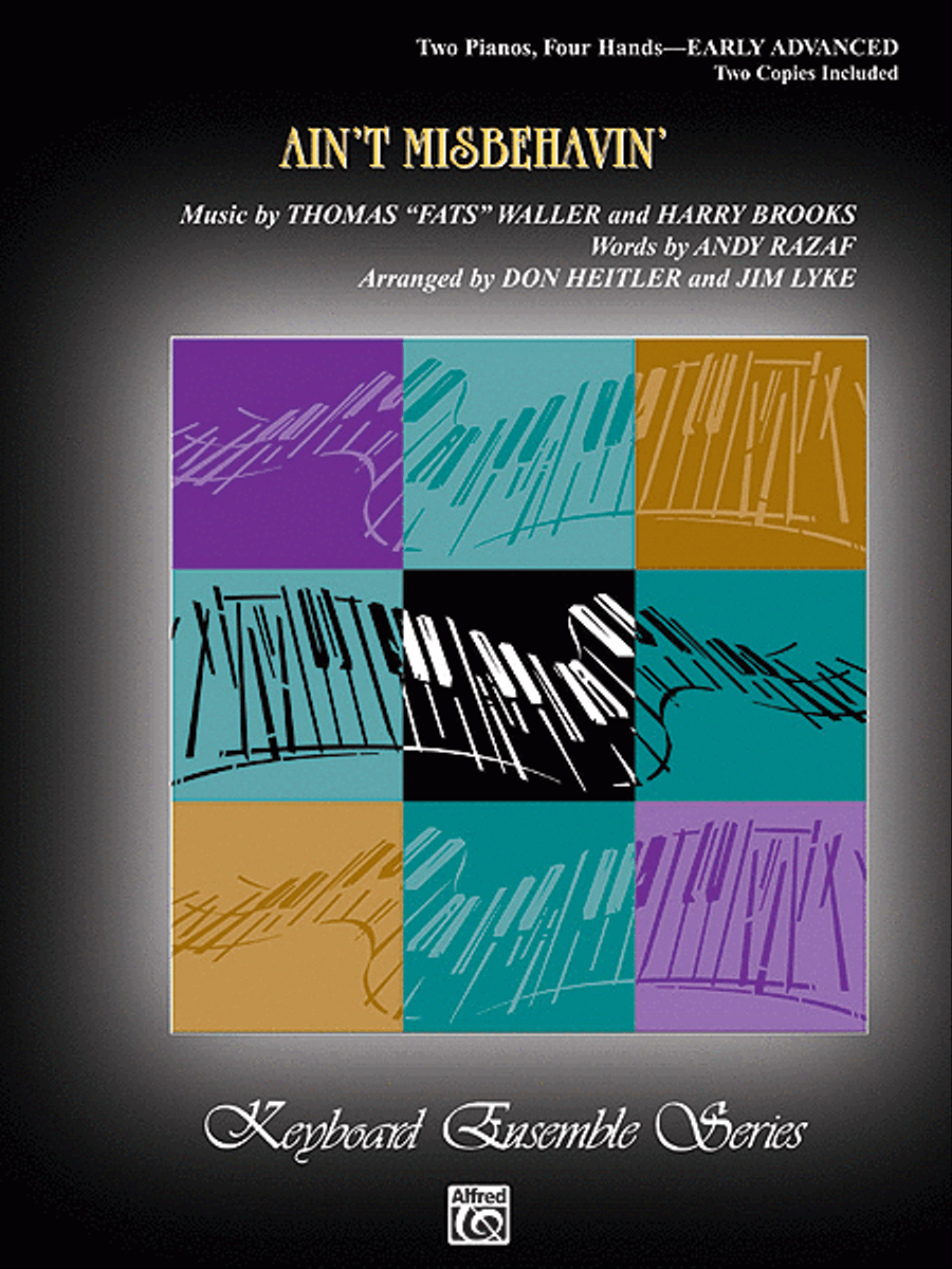 Ain't Misbehavin' Ain't Misbehavin' Small Ensemble scores gallery preview page 1