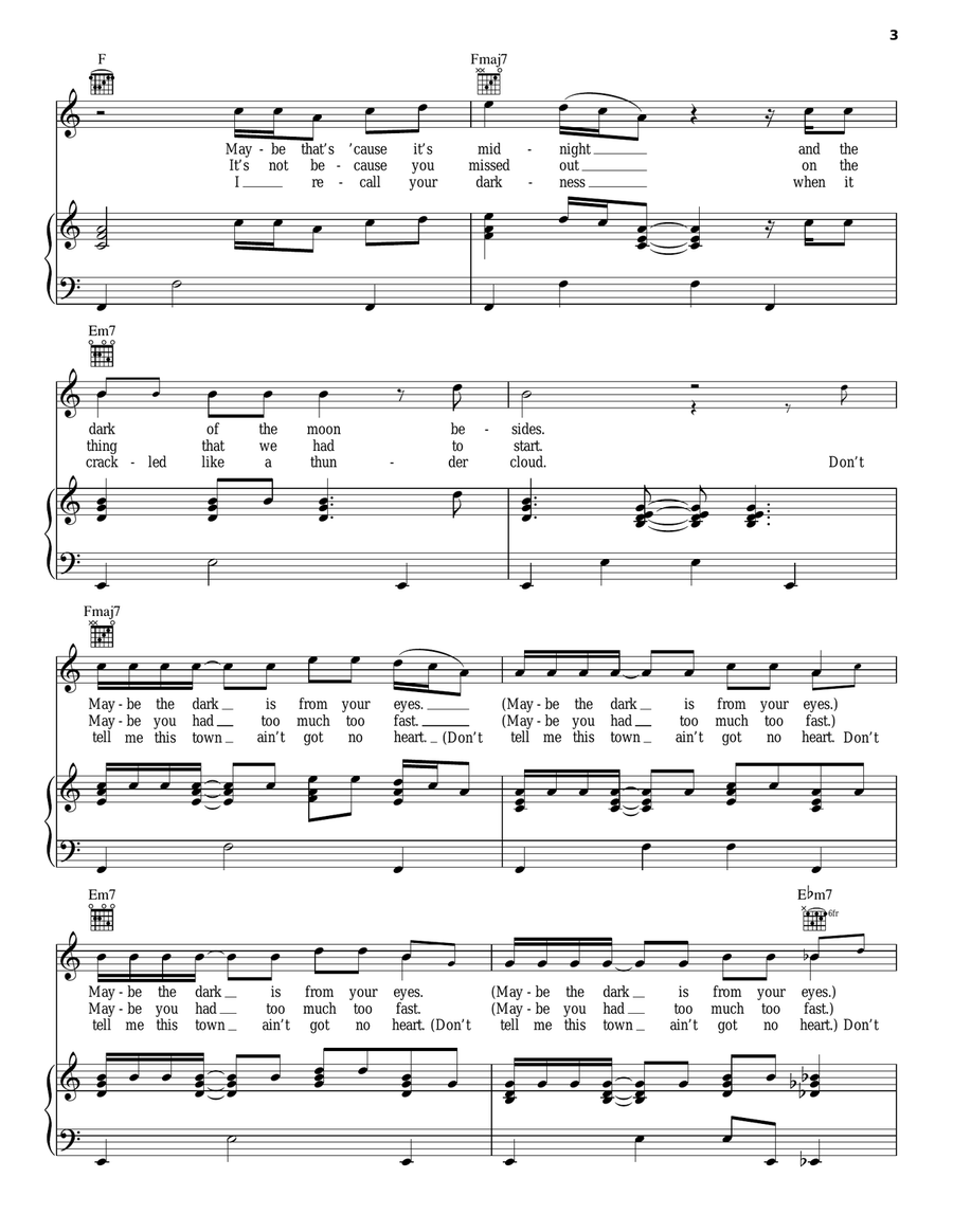 Shakedown Street Piano, Vocal, Guitar scores gallery preview page 3