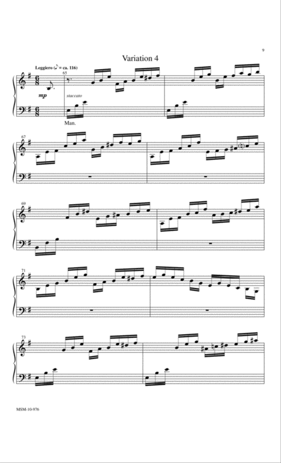 Village Variations Organ scores gallery preview page 4