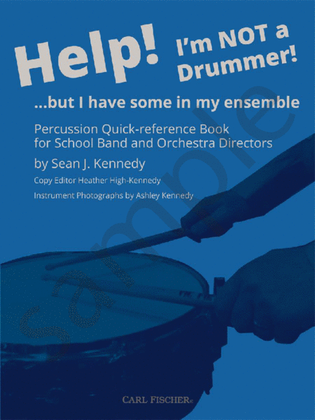 Book cover for Help! I'm Not a Drummer!
