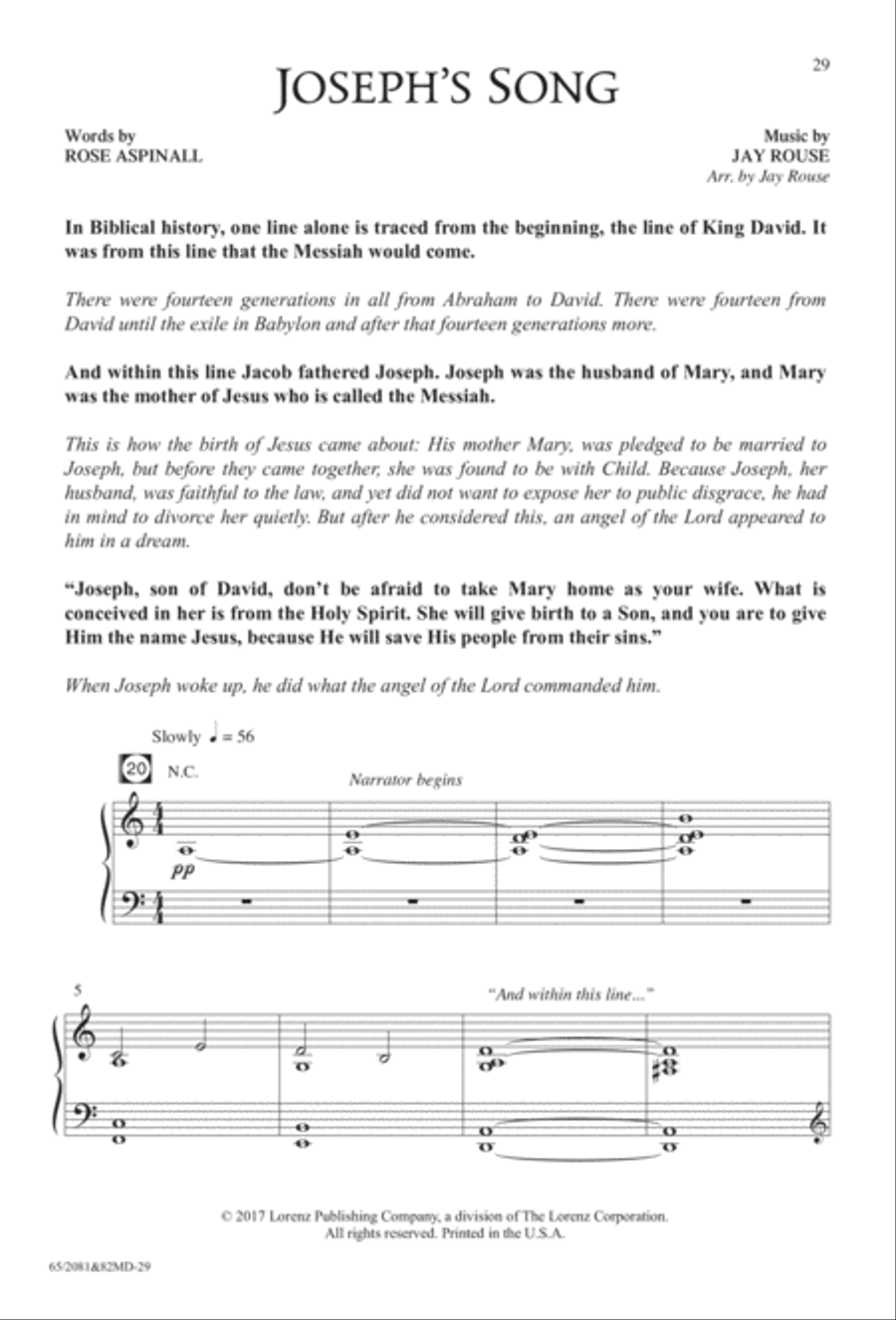 And It Came to Pass, Emmanuel - SATB Score with Performance CD image number null