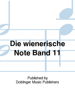 Die wienerische Note Band 11