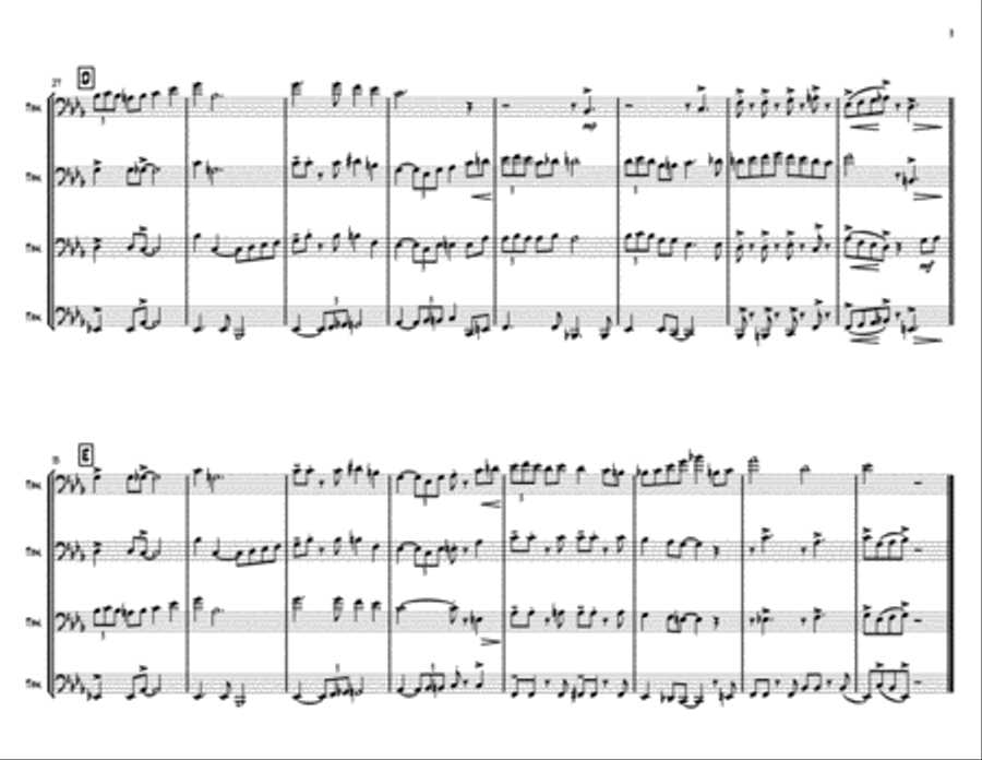 It's Beginning To Look Like Christmas It's Beginning To Look Like Christmas Brass Ensemble scores gallery preview page 3