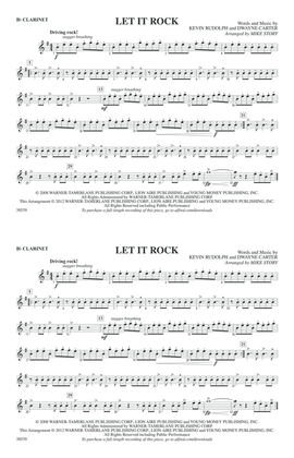 Book cover for Let It Rock: 1st B-flat Clarinet