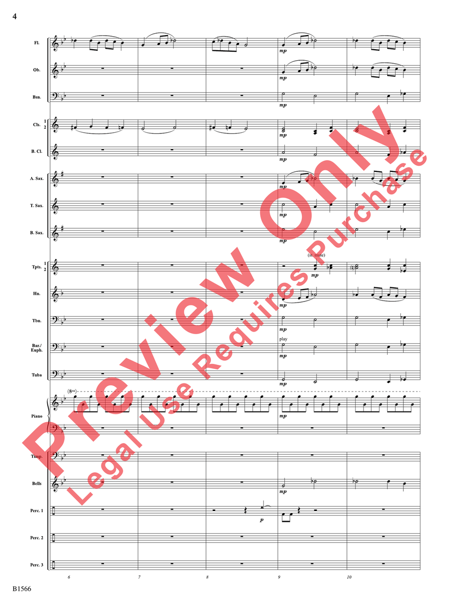 Shadows Unleashed Concert Band scores gallery preview page 5