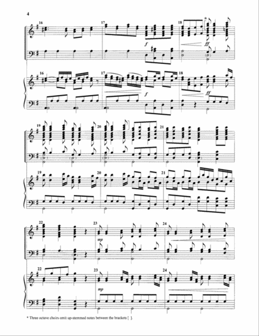 Glory to God in the Highest 4-Octaves scores gallery preview page 11