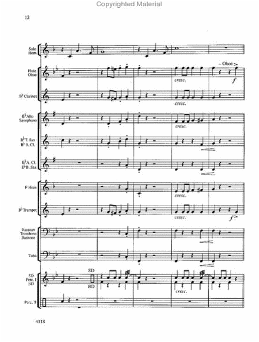 St. Croix Rag St. Croix Rag Concert Band scores gallery preview page 11