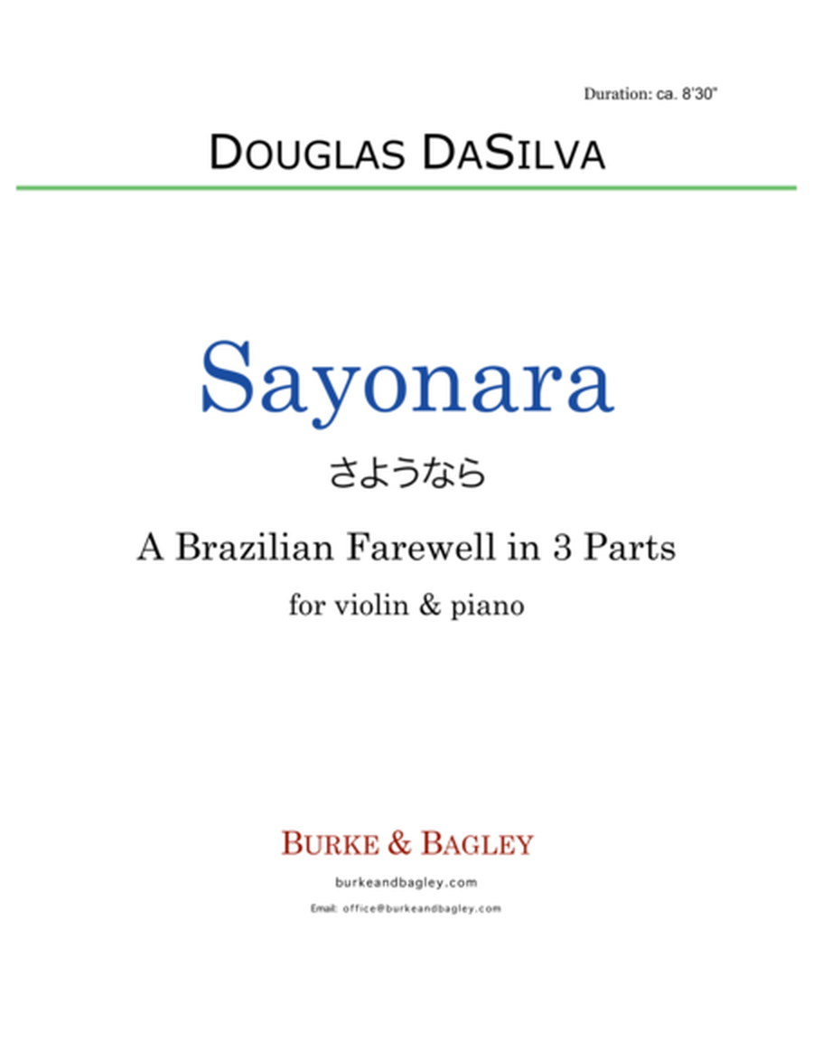 Sayonara: A Brazilian Farewell image number null