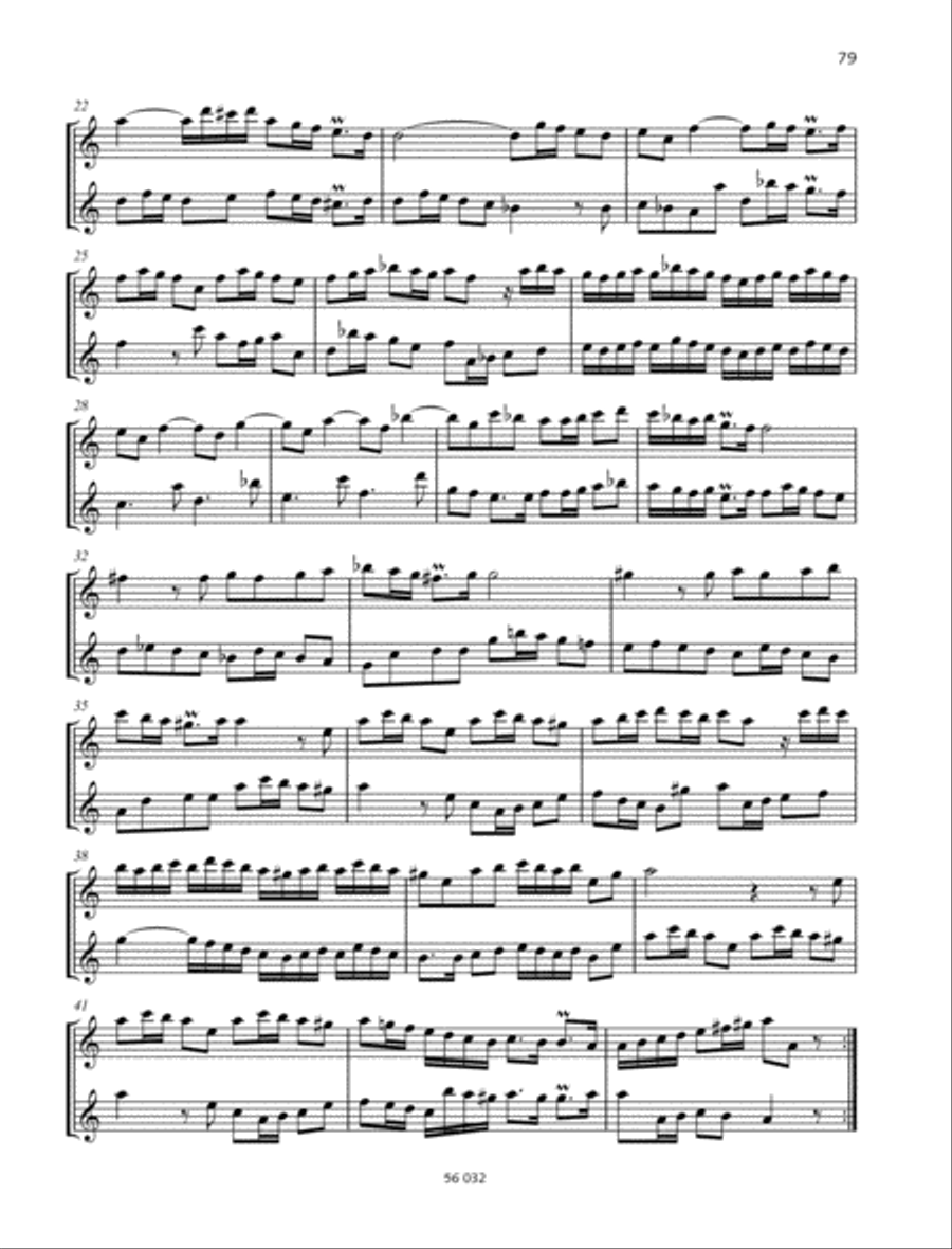 Sonata A minor Sonata A minor Alto Recorder scores gallery preview page 4