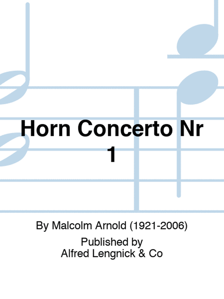 Horn Concerto Nr 1