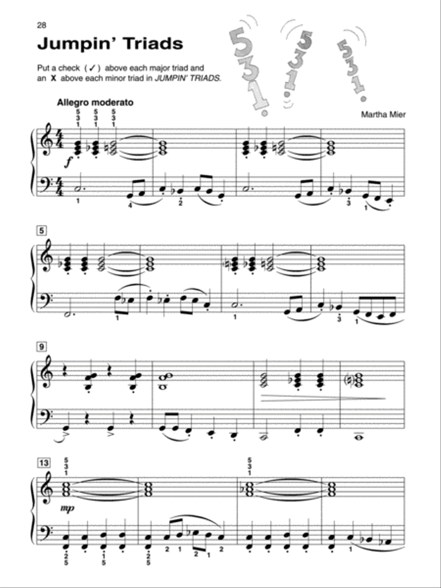 Alfred's Basic Piano Course Musical Concepts, Level 3 Piano Method scores gallery preview page 4