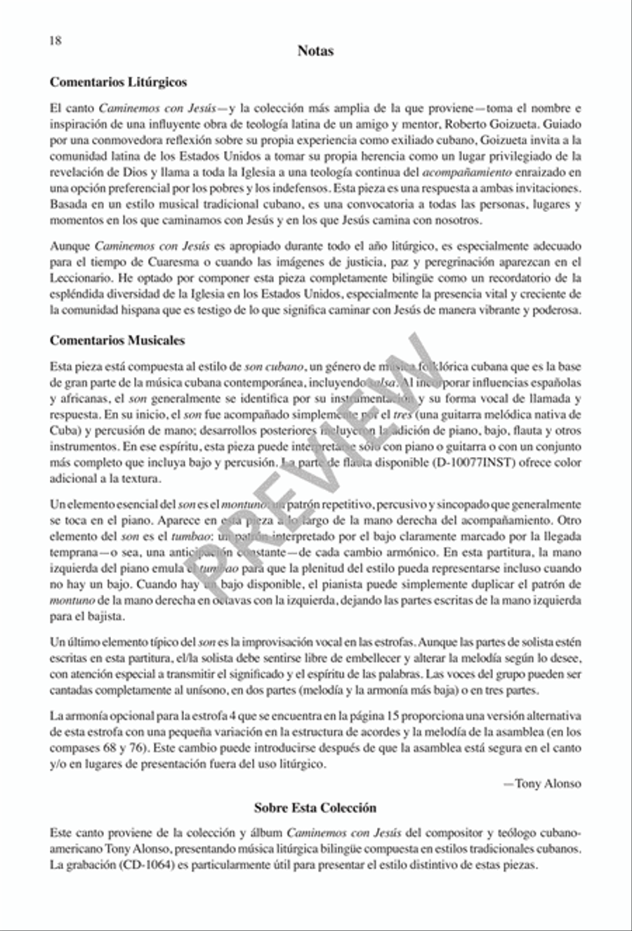 Caminemos con Jesús 3-Part scores gallery preview page 18