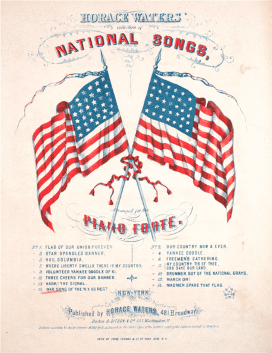 War Song of the N.Y. 69 Regt Voice scores gallery preview page 1