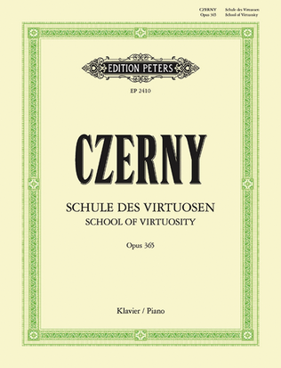 Book cover for The School of the Virtuoso (Studies in Bravura)