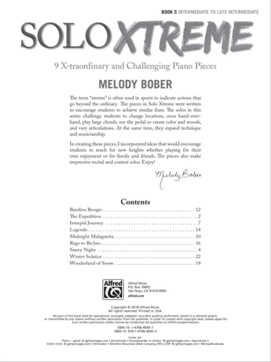 Solo Xtreme, Book 5 Piano Solo scores gallery preview page 2