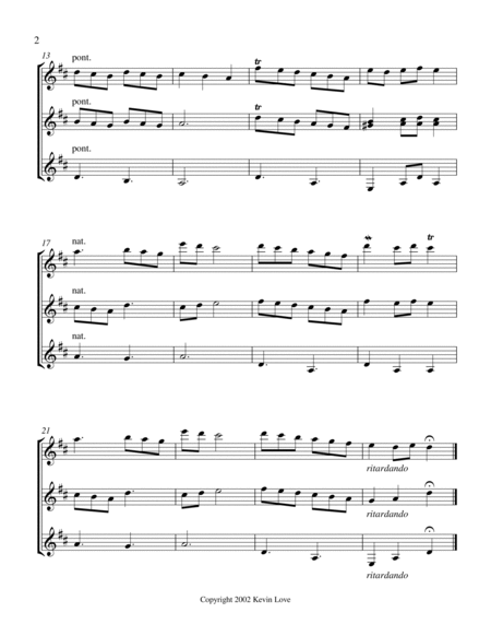 Zarabanda (Guitar Trio) - Score and Parts image number null