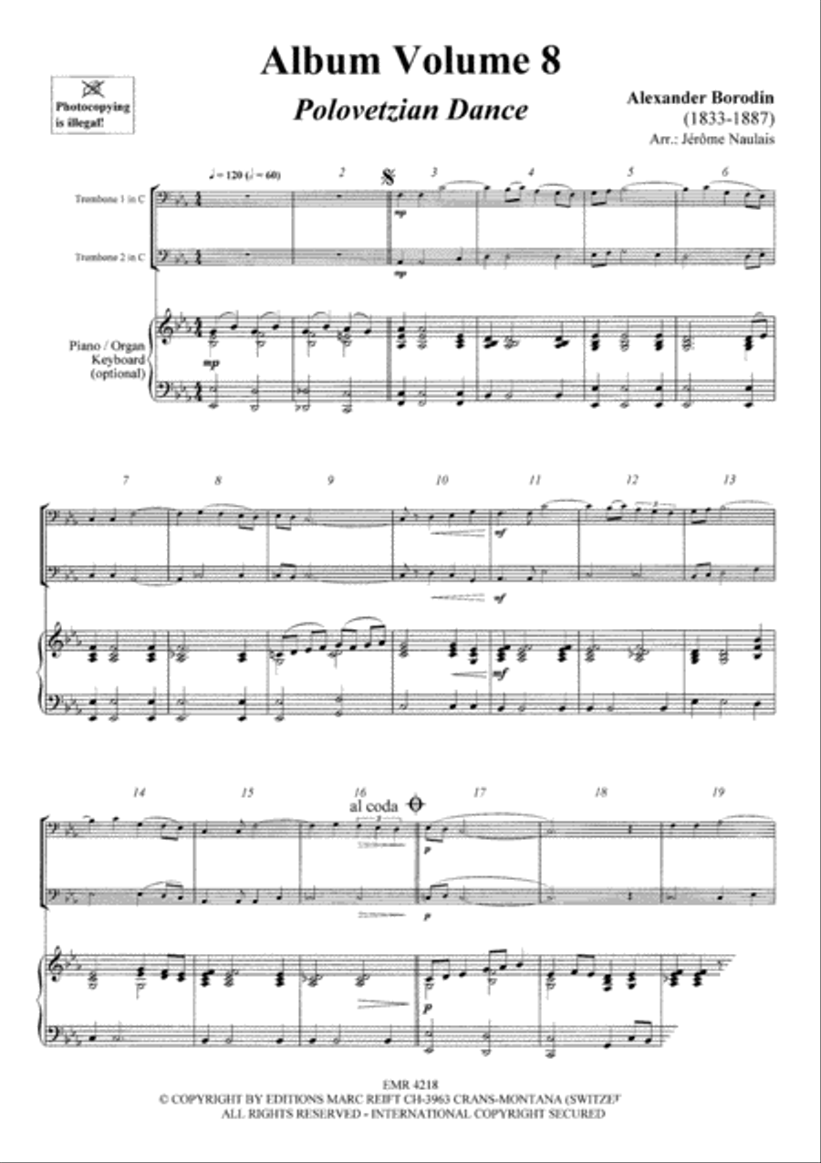 Album Volume 8 Trombone Duet scores gallery preview page 3