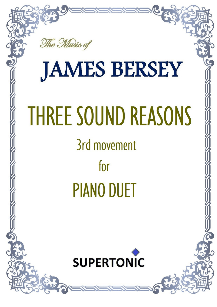 Three Sound Reasons (3rd mov.) for Piano Duet 1 Piano, 4-Hands scores gallery preview page 1
