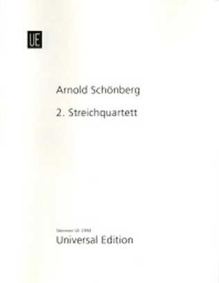 Book cover for Second String Quartet, Op. 10