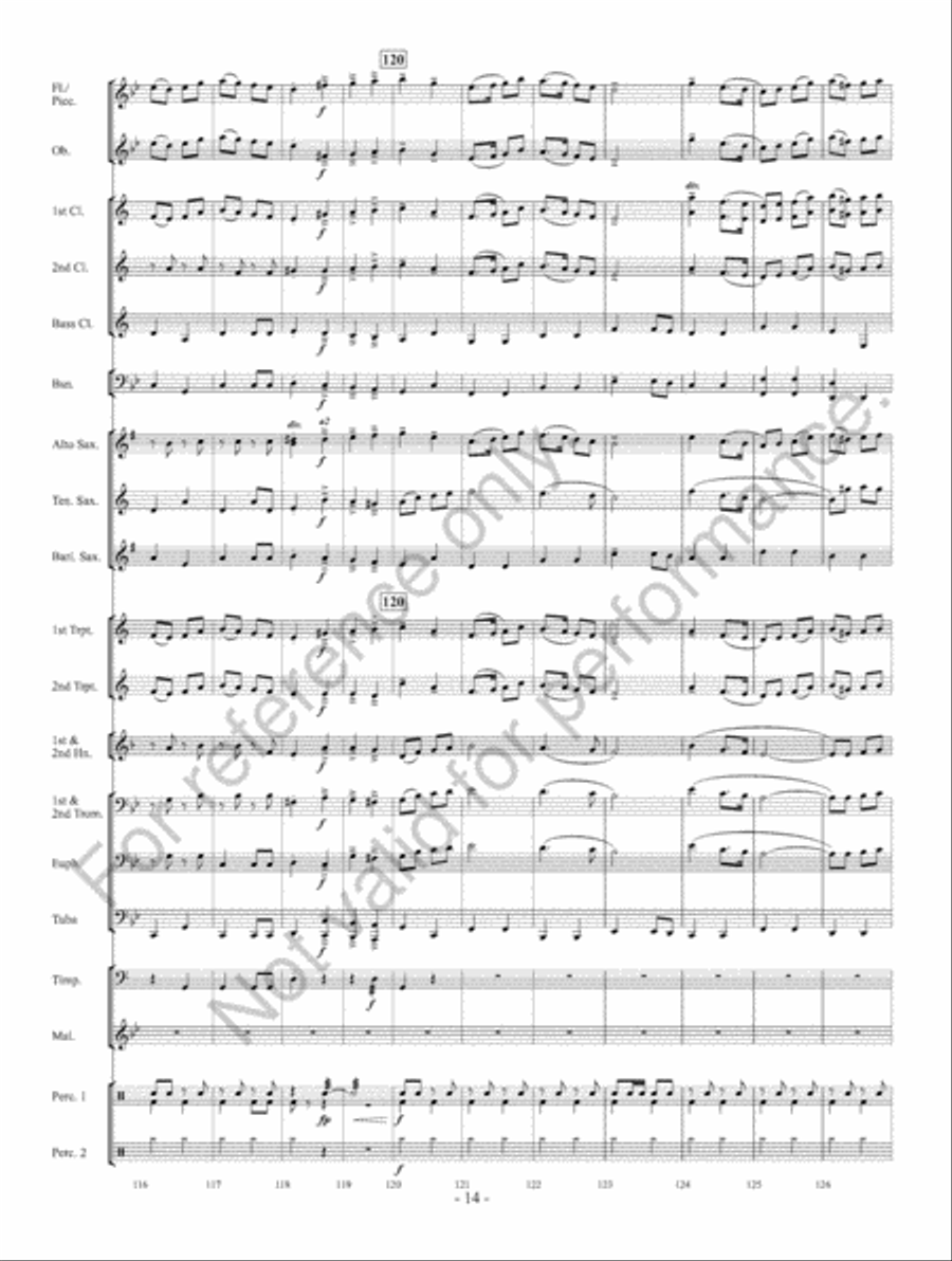 A Pirate's Tale A Pirate's Tale Concert Band scores gallery preview page 15
