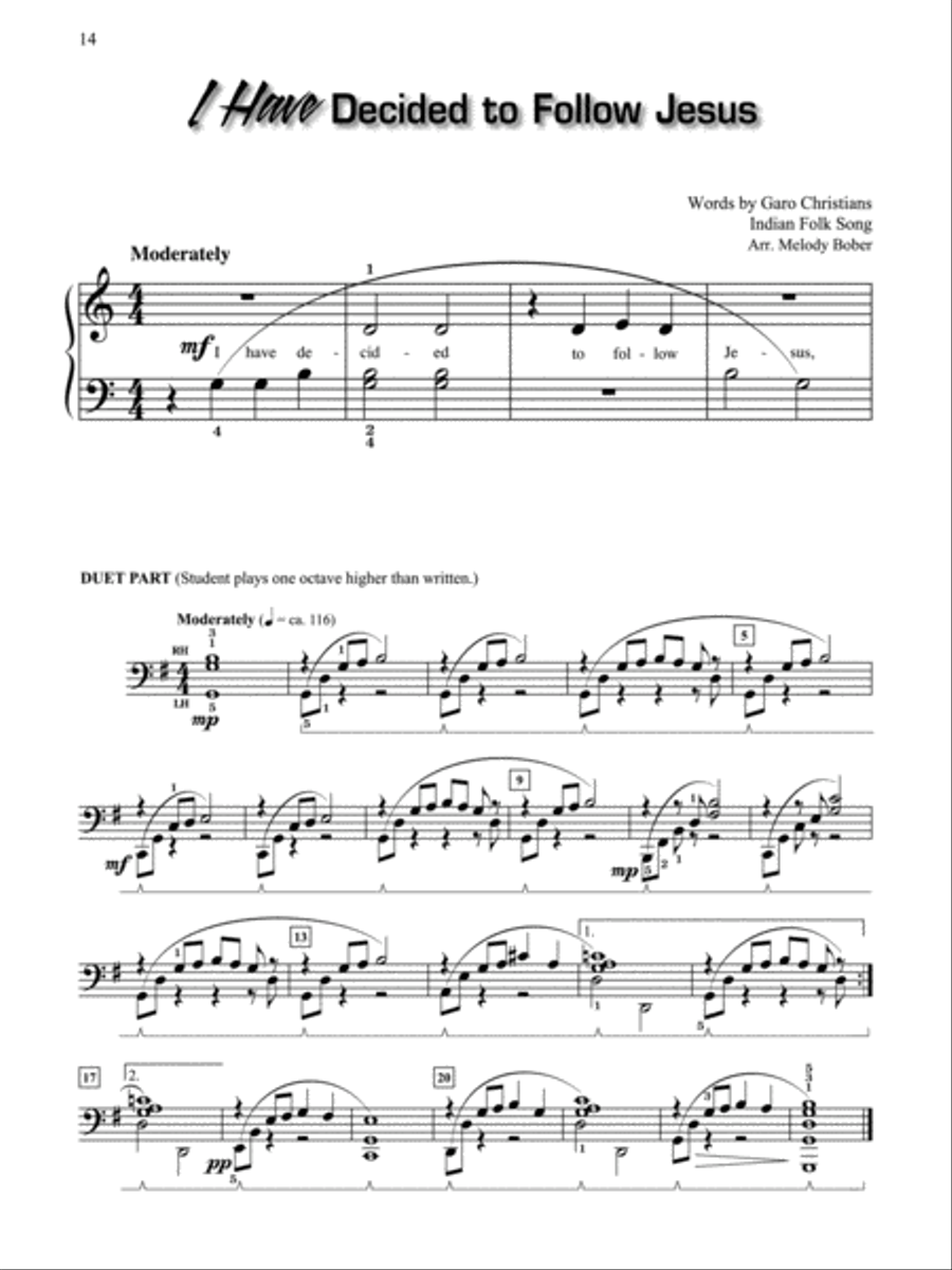 Play Hymns, Book 1 Play Hymns, Book 1 Easy Piano scores gallery preview page 4